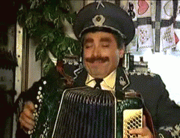 Схватка кота и щенка