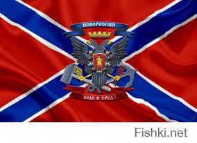 Флаг американской конфедерации и Новоросии