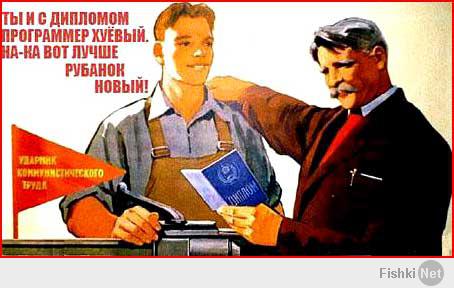 Советские плакаты .