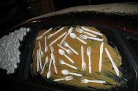 Мстители "запенили" и облили кислотой Toyota Celica