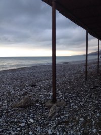 Сочи, Лазаревское. Час назад, тепло и спокойно )