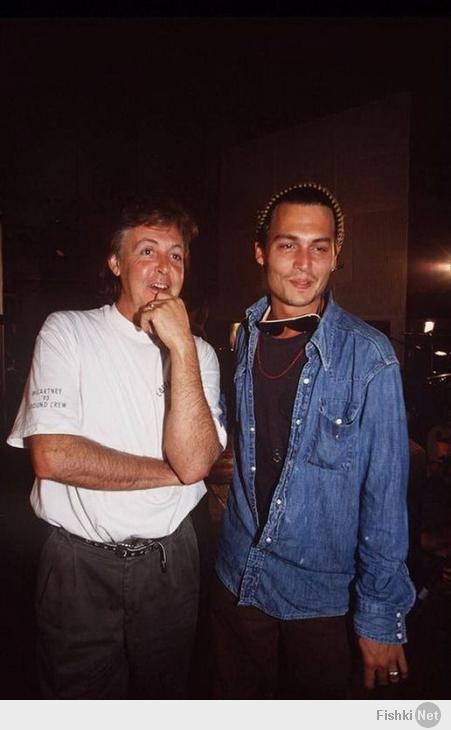 Лучше так: Paul McCartney and Johnny Depp