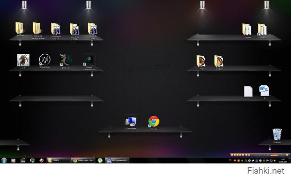 "Рабочий стол" для Фишек.