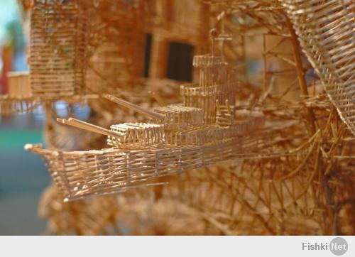 Скульптуры из зубочисток от Боба Морхеда