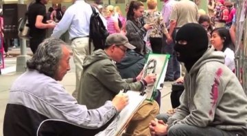 Да, вот так выглядит Бэнкси!