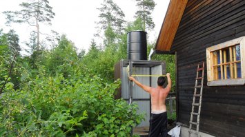 Эффектные летние души для дачи