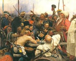 А где же Репин: казаки, бурлаки и проч.? Нехорошо получилось!