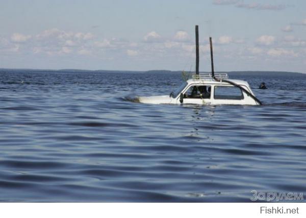 А как вам подводная Нива. Журнал "За рулём" дорабатывал и тестировал: