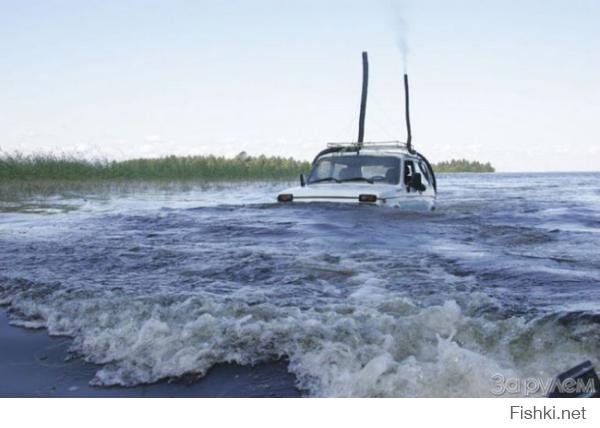 А как вам подводная Нива. Журнал "За рулём" дорабатывал и тестировал: