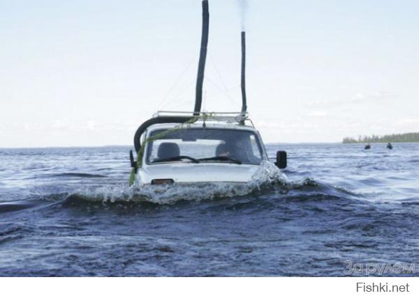 Журнал "За рулём" на ниве по дну водоёма ездил: