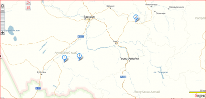 По карте:
1. Ельцовка автора поста.
2. Ельцовка о которой говорите вы. Таки да, находится на пути из Кузбасса в Алтай, дорога там действительно мягко говоря не очень. Актриса Е. Савинова именно отсюда родом.
3. Ещё одна известная мне Ельцовка в Алтайском крае.
Извиняюсь за урок географии. :)