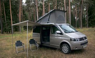 и ещё один вид Фольквагена Калифорния: