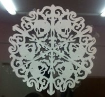 Мастерим элегантные снежинки