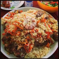 А это мой плов, тоже вот недавно делал )))