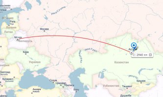 Да ладно, я с Москвы в Алма-Ату летел 4 часа, а она намного дальше, чем Астана.
От Минска до Астаны 3 тыс км, чего их не пролететь за 4 часа на скорости 900-950 км.ч с учетом взлета-посадки?