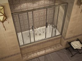 Вот я бы посоветовал еще поставить другую шторку из ПВХ. Тумбочка под раковину очень быстро гниет,проверил на своем опыте.