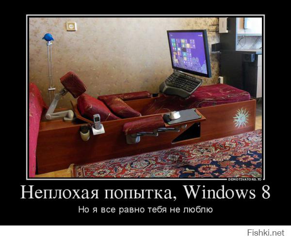 Не место красит Windows, а Windows место.
