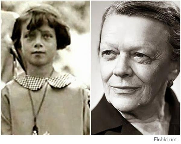 Легендарные советские актрисы в детстве и в возрасте