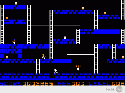 Денди? Динозавры играли в Lode Runner в середине 80-х на Apple!