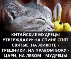 Тогда я святой и мудрый царь!!