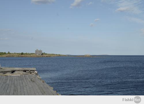 Белое море недалеко от Кеми, где Остров снимали