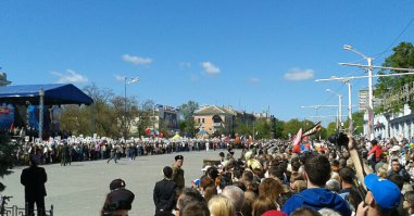 В Евпатории.