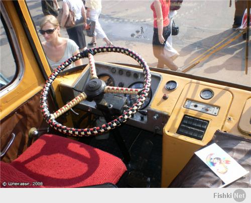Вот такая была оплётка руля в старых автобусах ЛИАЗ