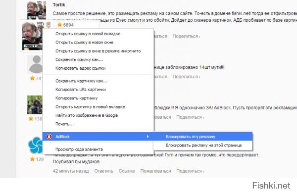 Тортик, AdBlock уже сейчас может блокировать вообще всё что угодно – если достаточно большое число пользователей у себя просто отмечают какой-то элемент страницы как рекламу (например, картинки, флеш, видео и т.п.), то, по идее, на сервере AdBlock'а этот элемент отмечается как нежелательный, и из страниц просто вырезается.
Если бы мне ваша аватарка не нравилась, то вот так выглядела бы попытка её заблокировать: