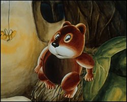 мультик такой есть- "Страшная история" про суслика и хомяка. прям его копия :о)))