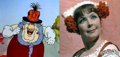 «Приключения поросёнка Фунтика», 1986 год. Госпожа Беладонна – Ольга Аросева