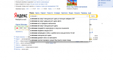 Что происходит в мире по мнению Яндекса?