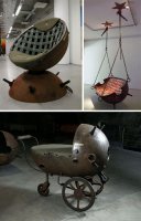 Оригинальная детская кроватка-паровоз