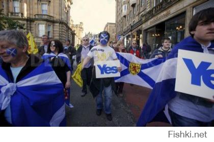 YES - это мулька референдума по независимости Шотландии.