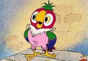 Попугай гоняет кошек