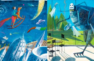 Джанни Родари "Планета Новогодних Ёлок" - была одной из моих любимых. Была в сборнике сказок, что на картинке.