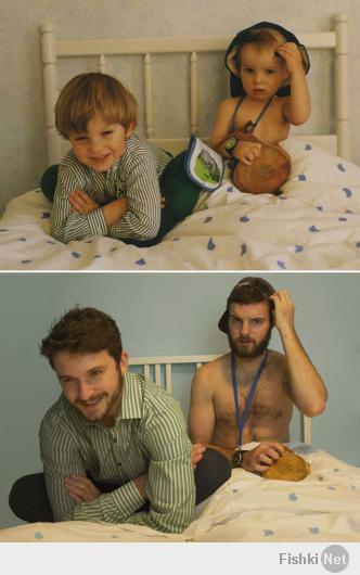 Самые смешные и нелепые фотографии отцов со своими детьми