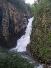 Гутарский водопад в Восточном Саяне. Река Гутара.