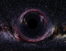 космические чёрные дыры.