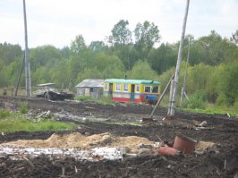 Ерцево чуть дальше, между Совзой и Ерцево еще колония-поселение Мостовица. Тоже то еще местечко
