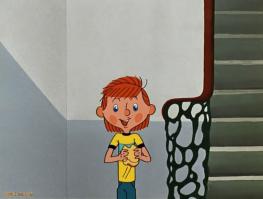 На первой это дядя Фёдор повзрослел, только у него лохматость повысилась :)