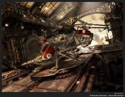 Ну ты просто "гений" 
Для того чтобы показать что можно сделать в Cinema 4D, нужно показывать что-то наподобие изображения, представленного ниже (изображение взято с официального сайта разработчика Cinema 4D, там таких примеров огромное количество).
Твое же произведение, если образно, то на уровне даже не начальной школы, а детского садика. Это я тебе как человек, частенько занимающийся моделированием в "Синьке" говорю