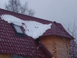 на крыше моей дачи