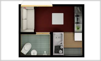 Ты ничего не перепутал? Вроде бы около 10-20 квадратов у них квартирки, если я не путаю ничего. 



 А теперь вопрос на засыпку - как думаете, сколько метров эта квартира?)

Не буду долго мучить - 10 метров!!! Кто не верит и может читать по-японски - вот дополнительная информация                   - _^

場所東京都中野区本町

立地東京メトロ丸ノ内線新中野駅 徒歩2分

面積10m² ワンルーム（アパート）

築年1990

家賃2万円強

Размер жилья в Японии измеряется в татами.

Татами имеют строго определённые площадь и форму. В Японии площадь
комнат традиционно измеряется в татами (дзё), что учитывается при
постройке дома. Площадь татами — 90×180 см (1,62 м²). В высоту мат имеет
5 см. Иногда встречаются татами в половину традиционной площади — 90×90
см. Татами, сделанные в Токио и восточной части Японии чуть уже обычных
— 85×180 см.

попробую посчитать размеры комнатушек на досуге. может кто быстрее сосчитает.  поясняю- визуализация не моя. она японская.

Самые маленькие квартиры имеют размер 3-4 татами, это где-то шесть квадратов.
Обычно в таких квартирах нет даже душа, но зато цена очень
демократичная, для бедных студентов в самый раз. Работающий японец может
позволить себе снять квартиру побольше: стандарт на одного человека это
6 татами (10 кв. метров), здесь уже присутствует ванная комната, правда
ванна сидячая, но это уже японская традиция оставшаяся с древних
времён. Кухня же обчно совмещена с прихожей – с порога и сразу к столу.

Ну, как-то так.