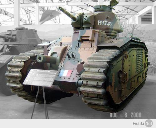 B1 (фр. Char de bataille B1) — французский тяжелый танк 1930-х годов. Разрабатывался с 1921 года. Но на вооружение был принят только в марте 1934 года. За время серийного производства, с 1935 по 15 июня 1940 года, выпущено 403 танка B1 в различных вариантах