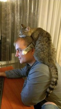 пф.. часто так сидим.