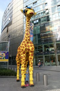 Берлин, доча в музее Лего