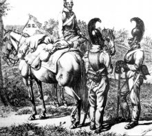 это не совсем так!  долгое время рыцарство благополучно воевало на полях войн в качестве рейтаров, а потом удачно переродилось в кирасиров