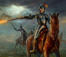 это не совсем так!  долгое время рыцарство благополучно воевало на полях войн в качестве рейтаров, а потом удачно переродилось в кирасиров