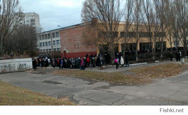 Вот выборы, Луганск, 6ая школа, 41вый участок