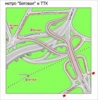 Где развязка у метро Беговая в Москве? Там даже с навигатором не всегда едешь куда надо.